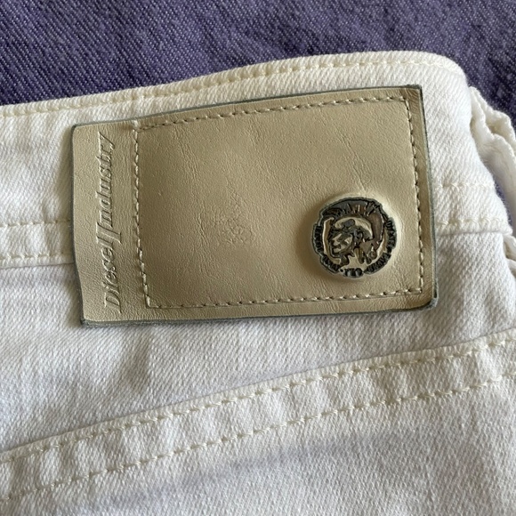 Diesel Buster Mens Slim Tapered Jeans W30 x L30 830G (White) - Picture 12 of 15